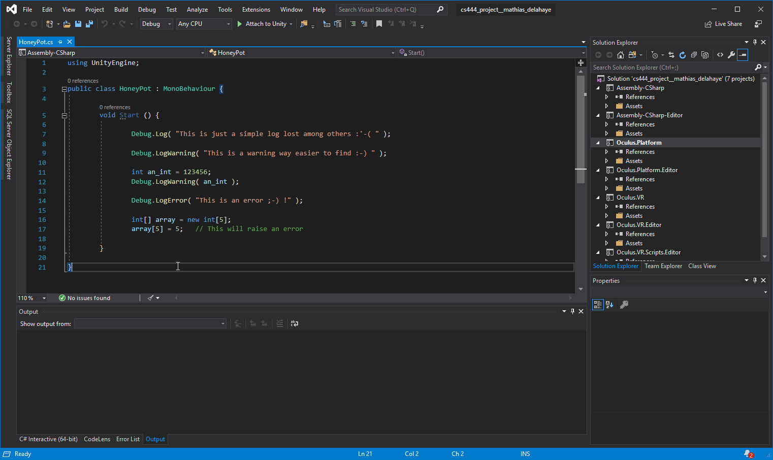 Edit script with Visual Studio